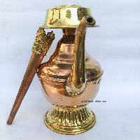 Metal [bhumpa, Water Pot] Brass With Gold Plated