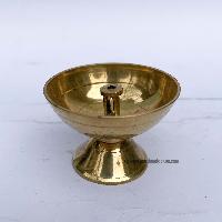 Copper Butter Lamp, Buddhist Ritual Items, [glossy]