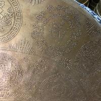 Handmade [gong], Bronze Chau Gong, Tam-tam Gong, Symphonic Gong With [mandala] Etching