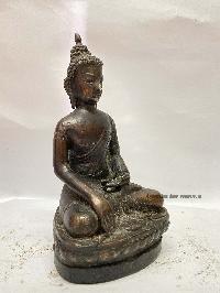 Antique Buddhist Statue Of Shakyamuni Buddha, [bronze, Antique]