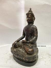 Antique Buddhist Statue Of Shakyamuni Buddha, [bronze, Antique]