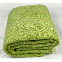 Yak Wool Blanket, Nepali Acrylic Hand Loom Blanket, [green]