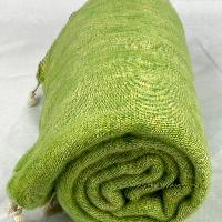 Yak Wool Blanket, Nepali Acrylic Hand Loom Blanket, [green]