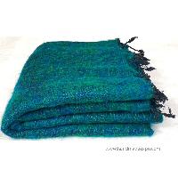 Yak Wool Blanket, Nepali Acrylic Hand Loom Blanket, [tourquise]