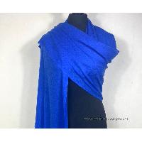 Pashmina Shawl, Nepali Handmade Shawl, In Four Ply Wool, Color Dye [royal Blue Color]