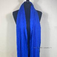 Pashmina Shawl, Nepali Handmade Shawl, In Four Ply Wool, Color Dye [royal Blue Color]