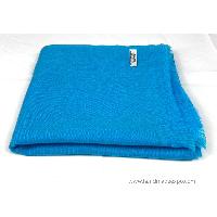 Pashmina Shawl, Nepali Handmade Shawl, In Four Ply Wool, Color Dye [blue Color]