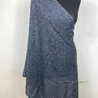 Pashmina Shawl, Nepali Pashmina Shawl, Four-ply Wool, [dark Grey Color]