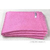 Pashmina Shawl, Nepali Handmade Shawl, In Four Ply Wool, Color Dye [pink Color]