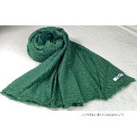 Pashmina Shawl, Nepali Handmade Shawl, In Four Ply Wool, Color Dye [green Color]