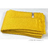 Pashmina Shawl, Nepali Handmade Shawl, In Four Ply Wool, Color Dye [yellow Color]