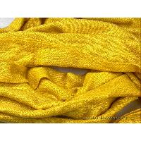 Pashmina Shawl, Nepali Handmade Shawl, In Four Ply Wool, Color Dye [yellow Color]
