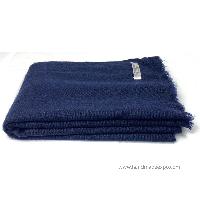 Pashmina Shawl, Nepali Handmade Shawl, In Four Ply Wool, Color Dye [blue Color]