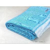 Pashmina Blanket, Thick Nepali Pashmina Shawl, Eight-ply Wool, Light Blue