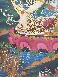 Buddhist Hand Painted Thangka Of White Tara