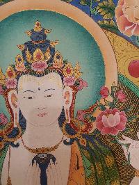 Thangka Painting Of Chenrezig