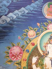 Thangka Painting Of Chenrezig