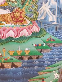 Thangka Painting Of Chenrezig