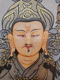 Buddhist Hand Painted Thangka Of Padmasambhava