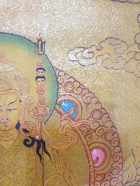 Thangka Painting Of Padmasambhava [real Gold], Guru Rempoche