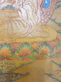 Thangka Painting Of Padmasambhava [real Gold], Guru Rempoche