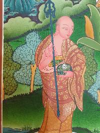 Thangka Painting Of Shakyamuni Buddha, [real Gold]