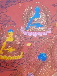 Thangka Painting Of Shakyamuni Buddha, [real Gold]