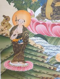 Thangka Painting Of Shakyamuni Buddha, [real Gold]