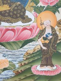 Thangka Painting Of Shakyamuni Buddha, [real Gold]