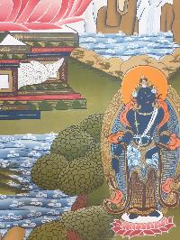 Thangka Painting Of Amitabha Buddha, [real Gold]