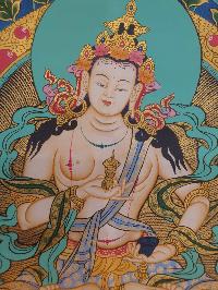 Thangka Painting Of Vajrasattva, [real Gold]