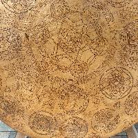 Handmade [gong], Bronze Chau Gong, Tam-tam Gong, Symphonic Gong With [mandala] Etching