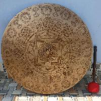 Handmade [gong], Bronze Chau Gong, Tam-tam Gong, Symphonic Gong With [mandala] Etching