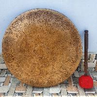 Handmade [gong], Bronze Chau Gong, Tam-tam Gong, Symphonic Gong With [mandala] Etching