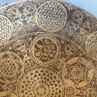 Handmade [gong], Bronze Chau Gong, Tam-tam Gong, Symphonic Gong With [mandala] Etching