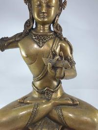 [full Metal], [heavy], [rare Find], [master Quality], Buddhist Statue Of Manjushri, [rare Find]