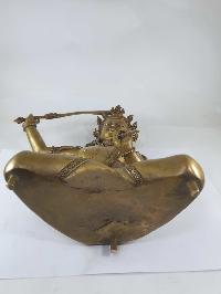 [full Metal], [heavy], [rare Find], [master Quality], Buddhist Statue Of Manjushri, [rare Find]