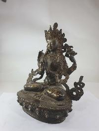 Buddhist Statue Of Chenrezig, [antique Finishing]