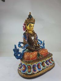 Buddhist Statue Of Aparimita [traditional Color Finishing], Chepame, Amitayus