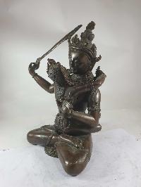 [old Stock], Buddhist Statue Of Manjushri With Consort, [shakti], Yab-yum