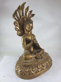 Buddhist Statue Of Nagarjuna Buddha, Bronze Finishing