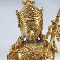 Buddhist Statue Of Padmasambhava [full Gold Plated]