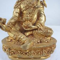 Buddhist Statue Of Padmasambhava [full Gold Plated]