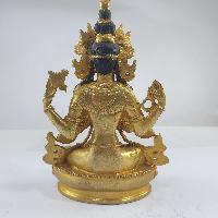 Buddhist Statue Of Chenrezig [full Gold Plated]