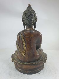 Buddhist Statue Of Amitabha Buddha [partly Gold Plated], [antique]