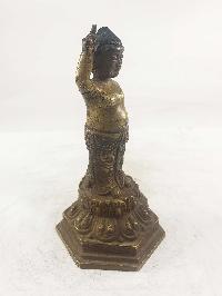 Buddhist Miniature Statues Of Sidhartha Gautam Baby, [bronze Finishing]
