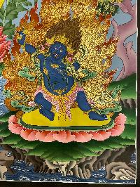 Buddist Hand Painted Thangka Of [sahasrabhuja Avalokitesvara], [real Gold], Lamas Art