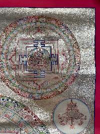 Buddist Hand Painted Thangka Of [mandala], [real Gold], Lamas Art