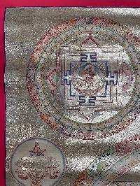 Buddist Hand Painted Thangka Of [mandala], [real Gold], Lamas Art