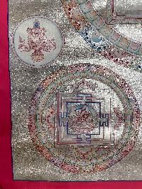 Buddist Hand Painted Thangka Of [mandala], [real Gold], Lamas Art